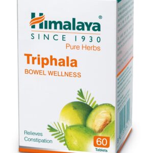 Himalaya Triphala Tablets for Constipation & Digestion – 120 Tablets
